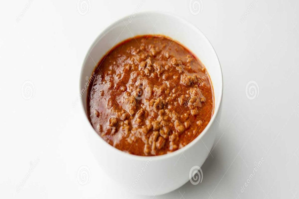 Beef chili soup