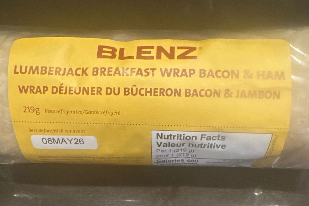Breakfast wrap lumber jack