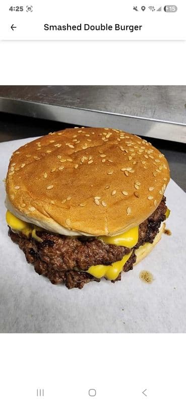 Smashed Double Burger
