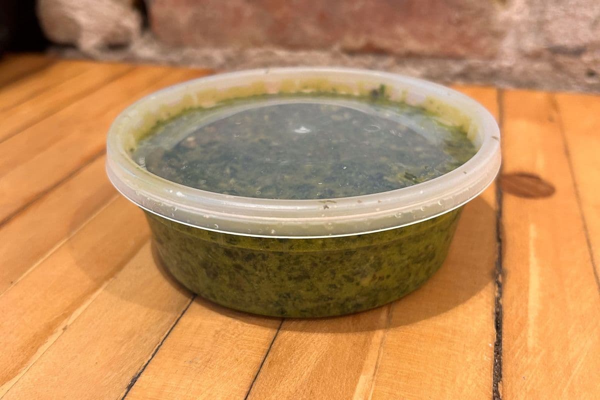 Homemade pesto