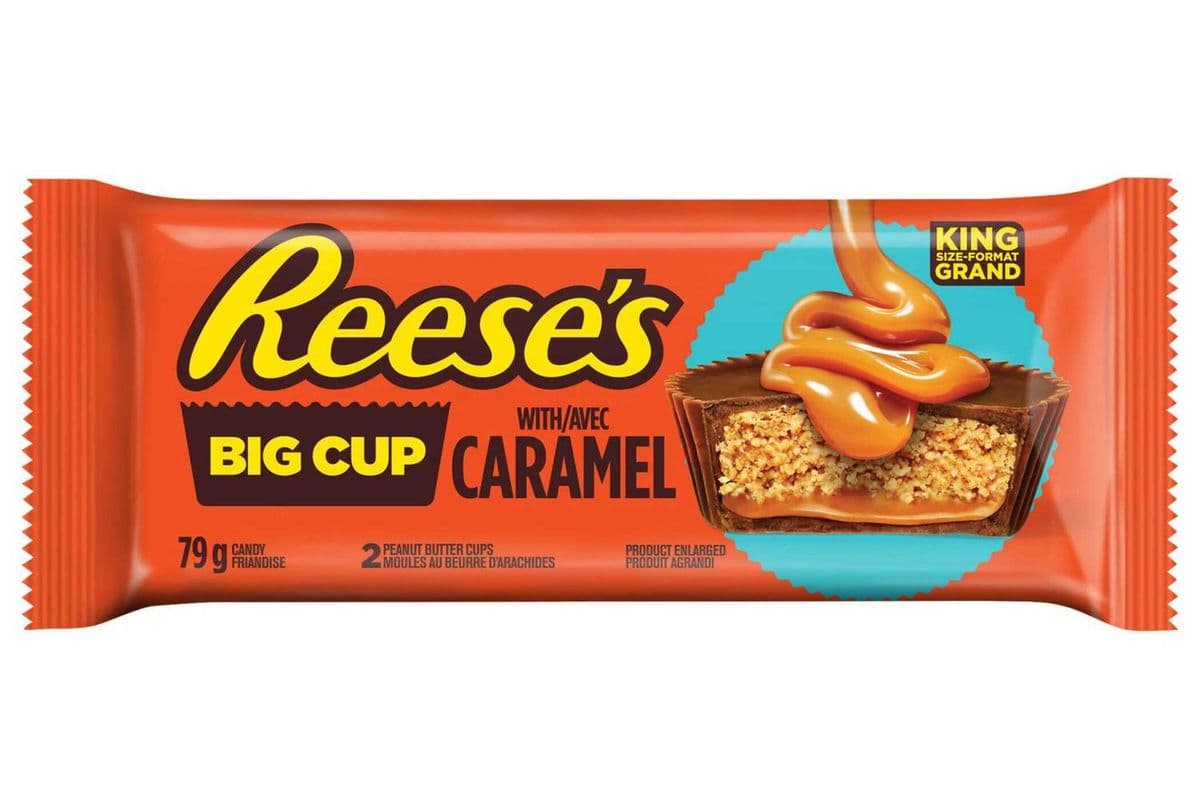 Reese's big cup with caramel (79g) (380 Cal)