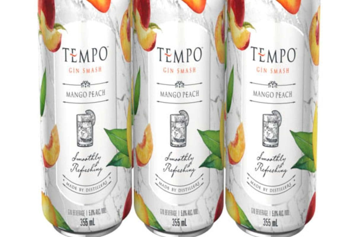 Tempo Gin Smash Mango Peach (6 x 355 ml)