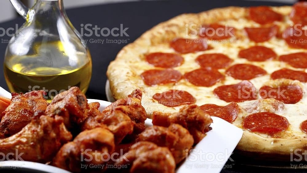 2. Medium Pizza & 8-Wings Combo