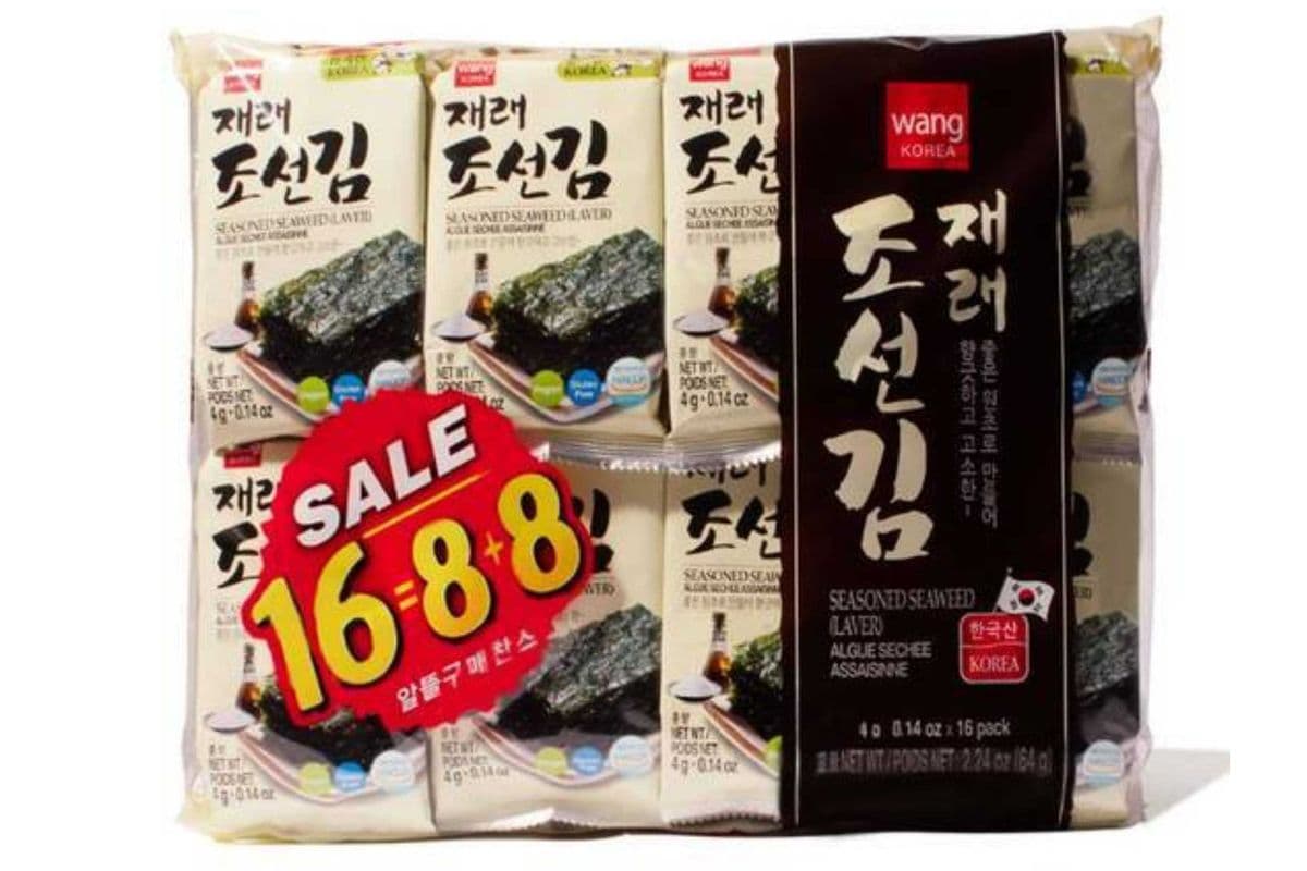 Wang · Seasoned Seaweed (5g x 16)