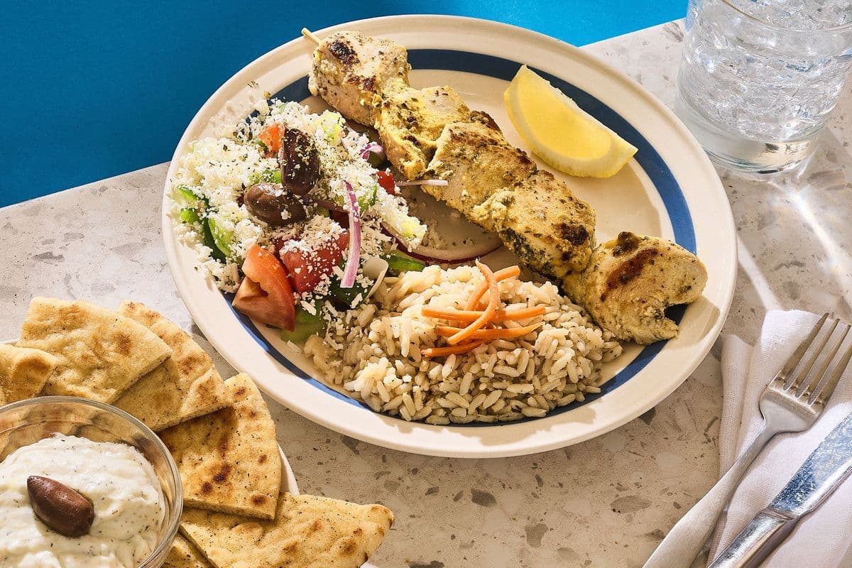 Souvlaki Skewer Meal box