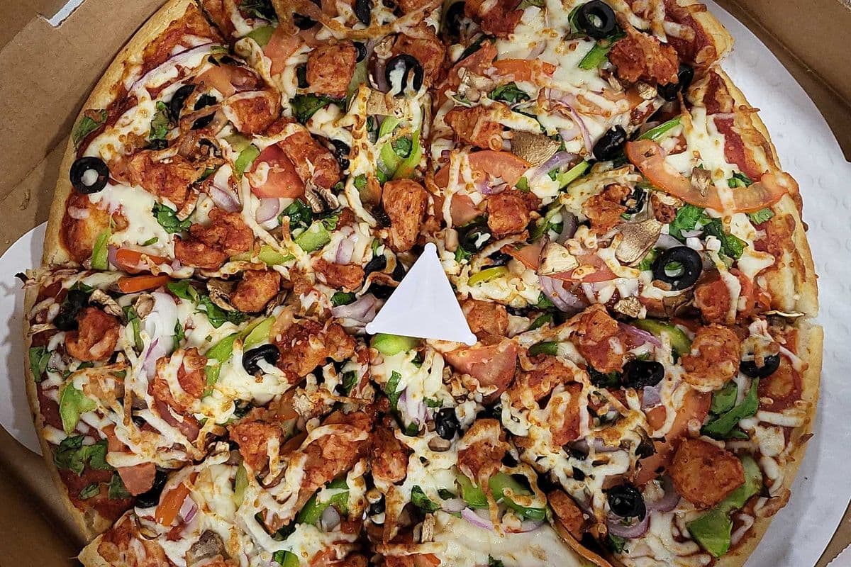 14" Soya Super Veggie Pizza