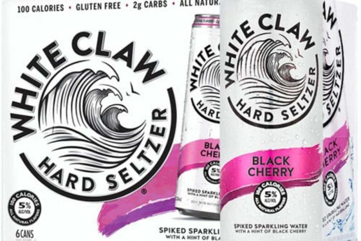 WHITE CLAW BLACKCHERRY 6pack (1 X 6 *355ML) (1 x 355ML)