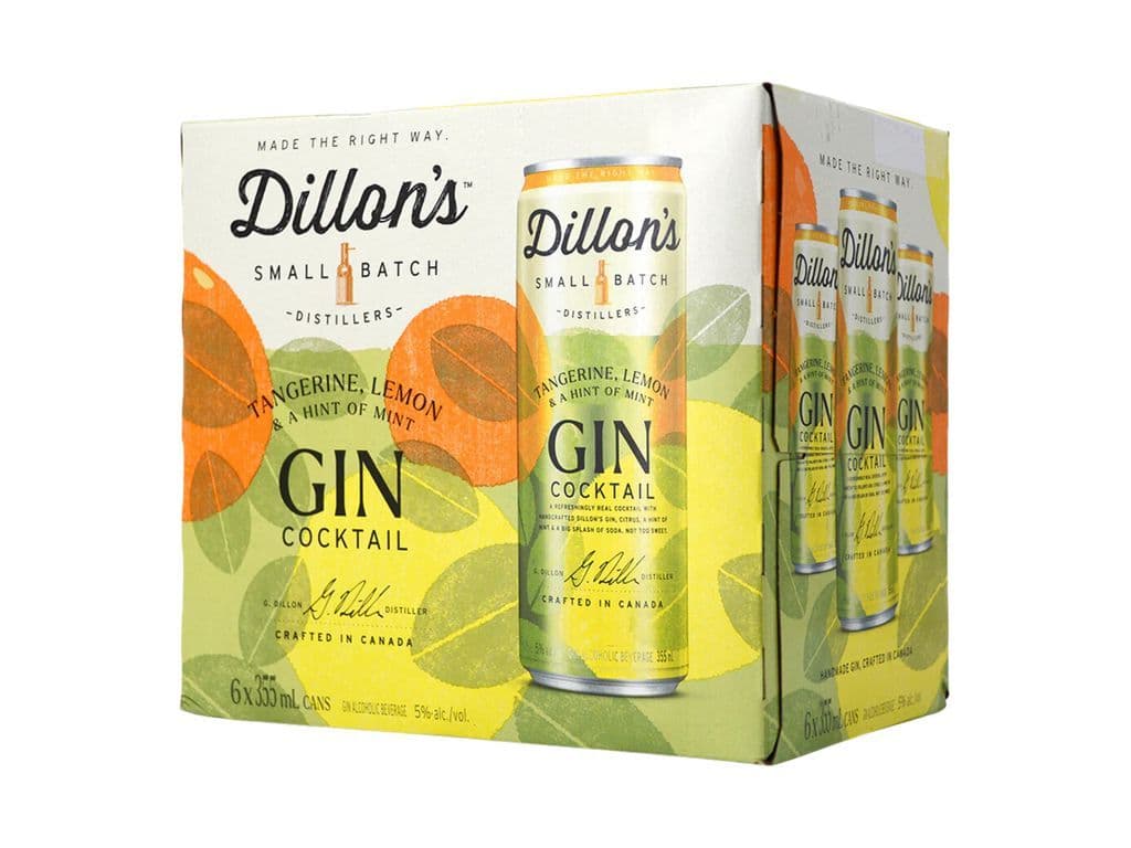 Dillon's Gin - Tangerine Lemon 6pack (6x355ml)