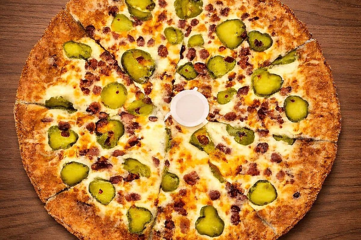 6. Zesty Pickle Crunch Pizza-14" Large