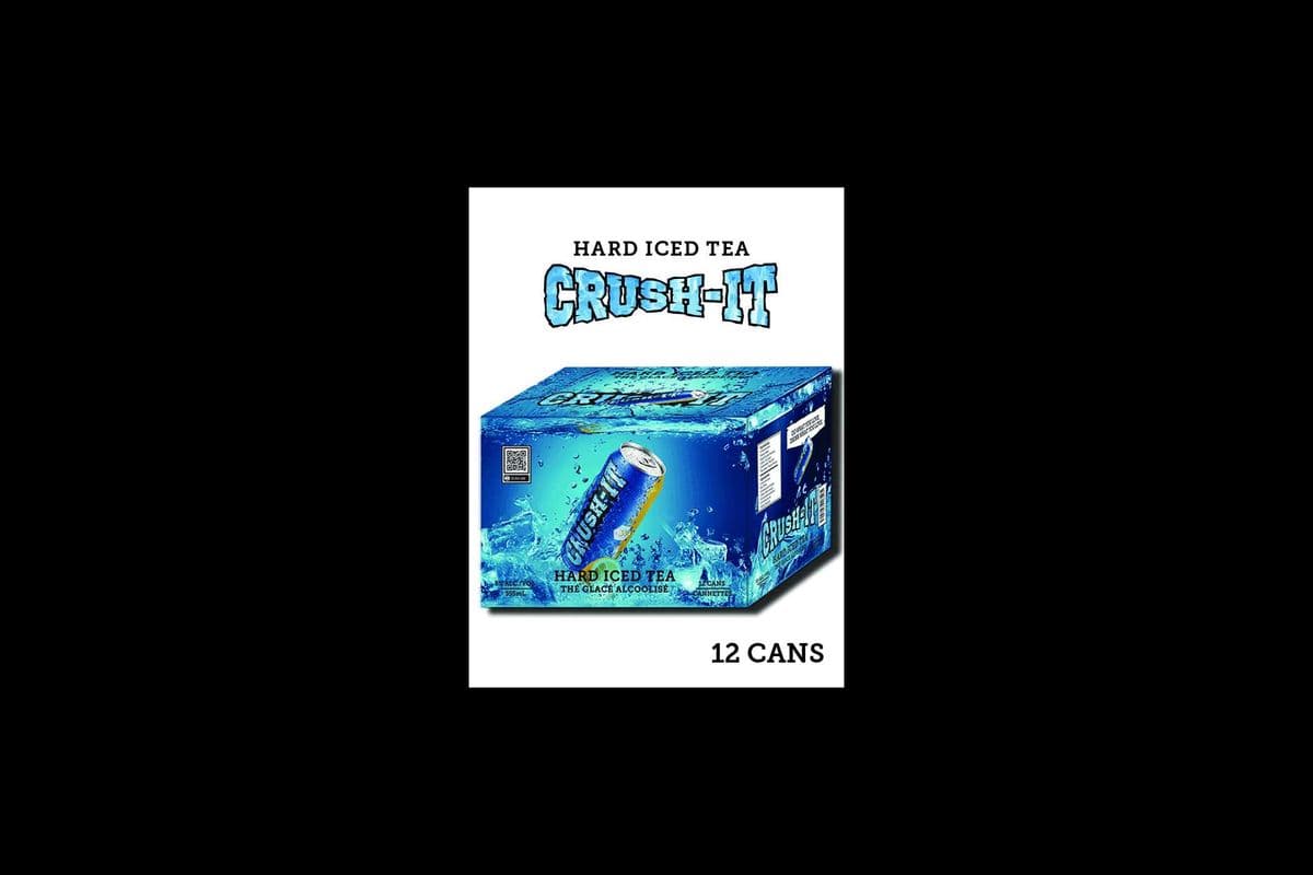 CRUSH-IT HARD ICED TEA 12 PACK - 12*355ML (12 x 12*355ML)