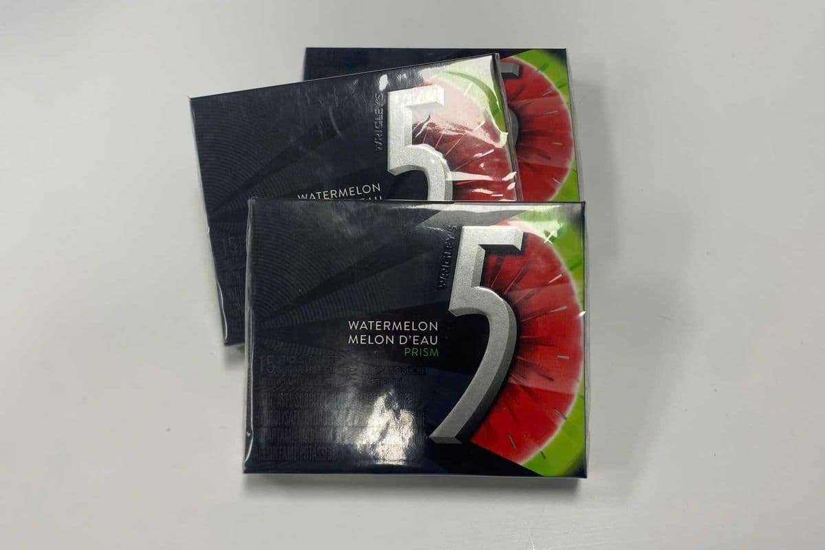 Wrigley's 5 Gum Watermelon Prism (37.5) (5 Cal)