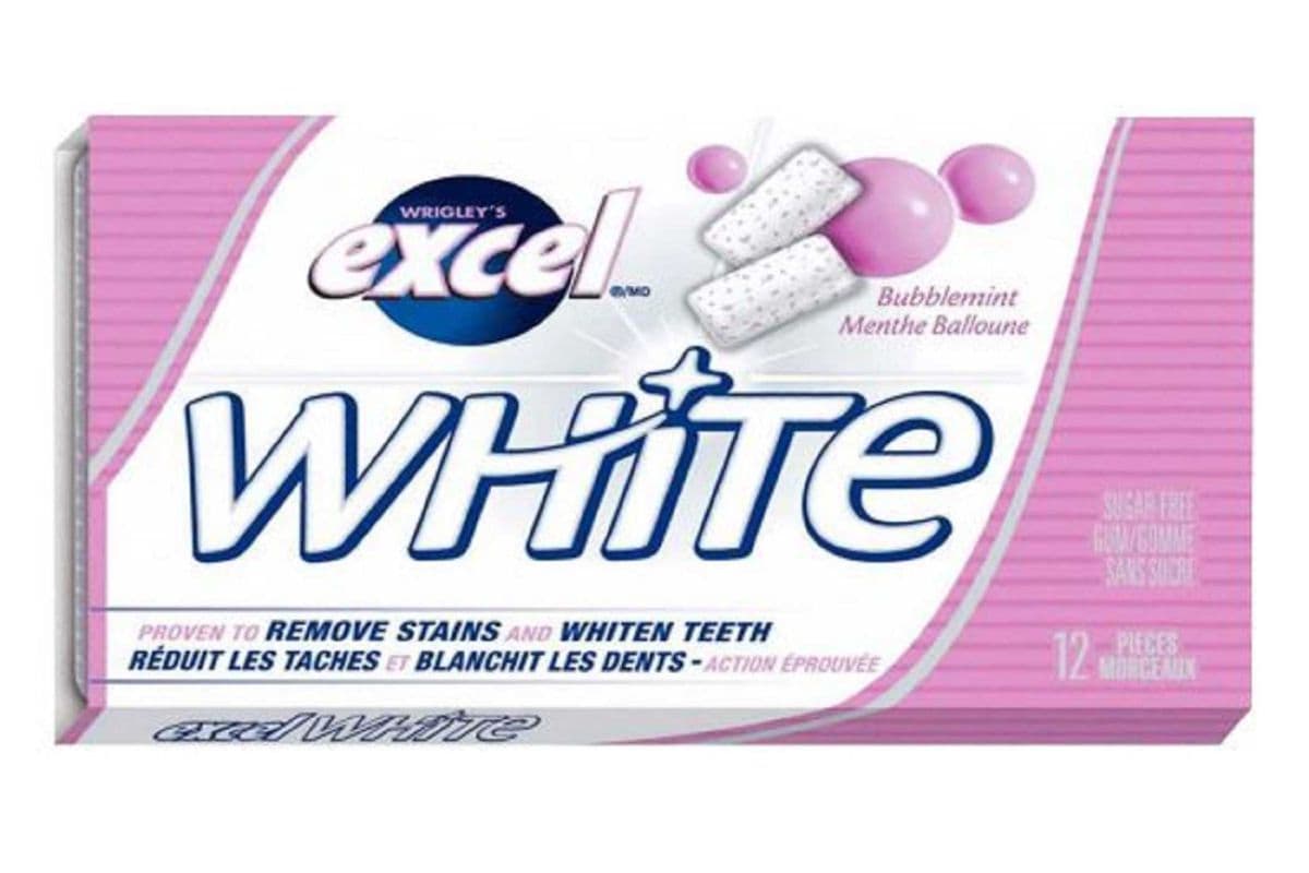Wrigley's Excel White Bubblemint (12 pcs)