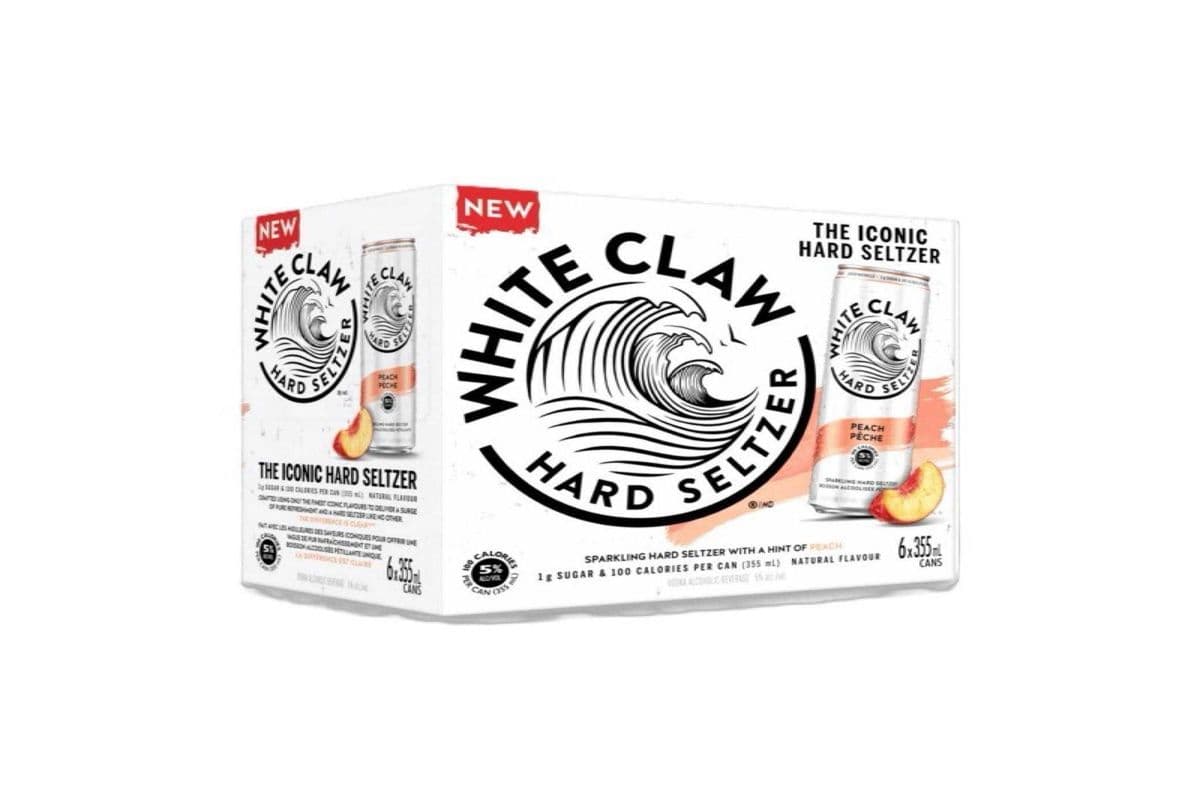WHITE CLAW PEACH (6X355ML) (1 x 355)