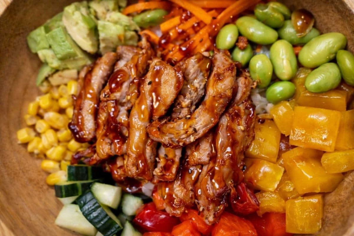 Chicken Teriyaki Poke Bowl