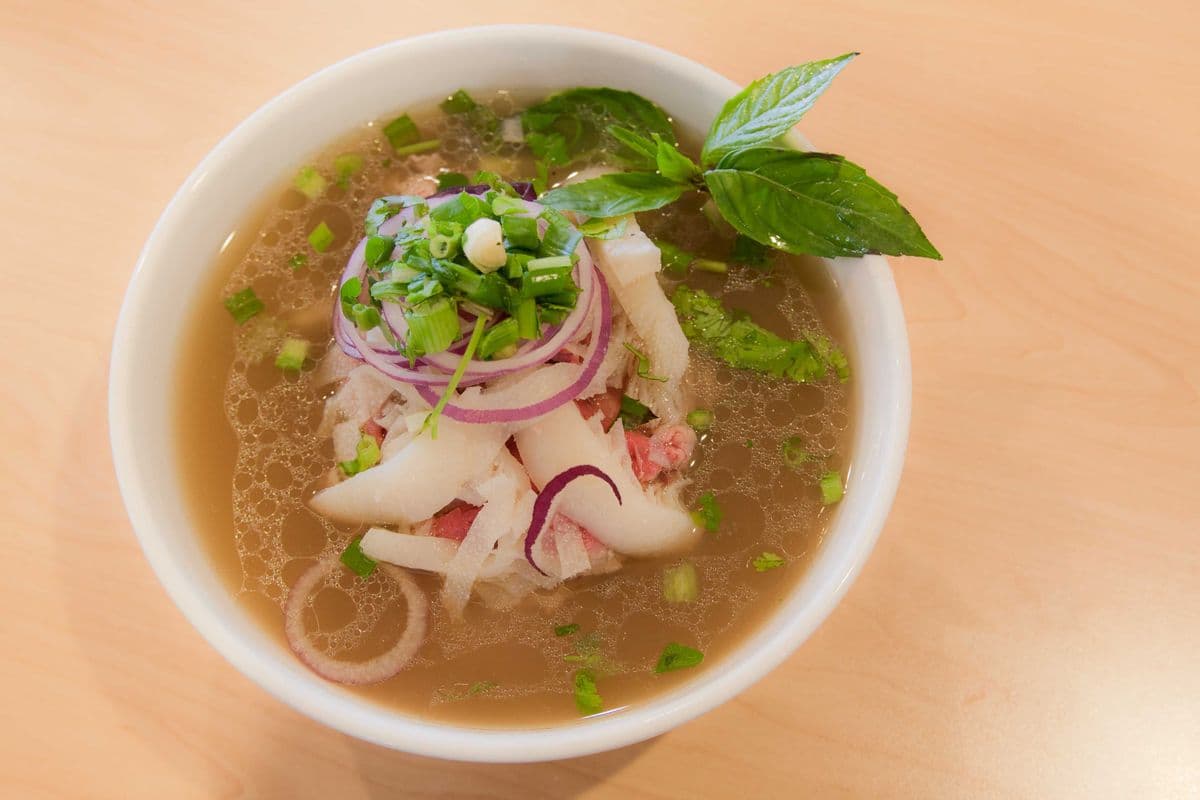 17. Pho Rare, Well Done Brisket and Tripe (Bowl)