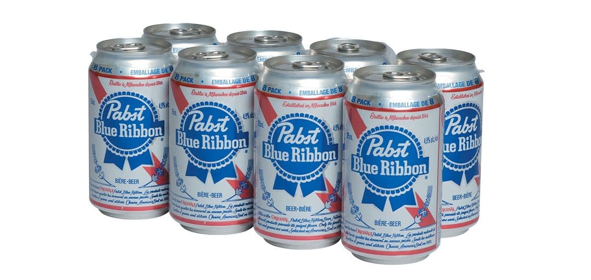 Pabst Blue Ribbon, 8 Pack (8 x 355 ml Can)
