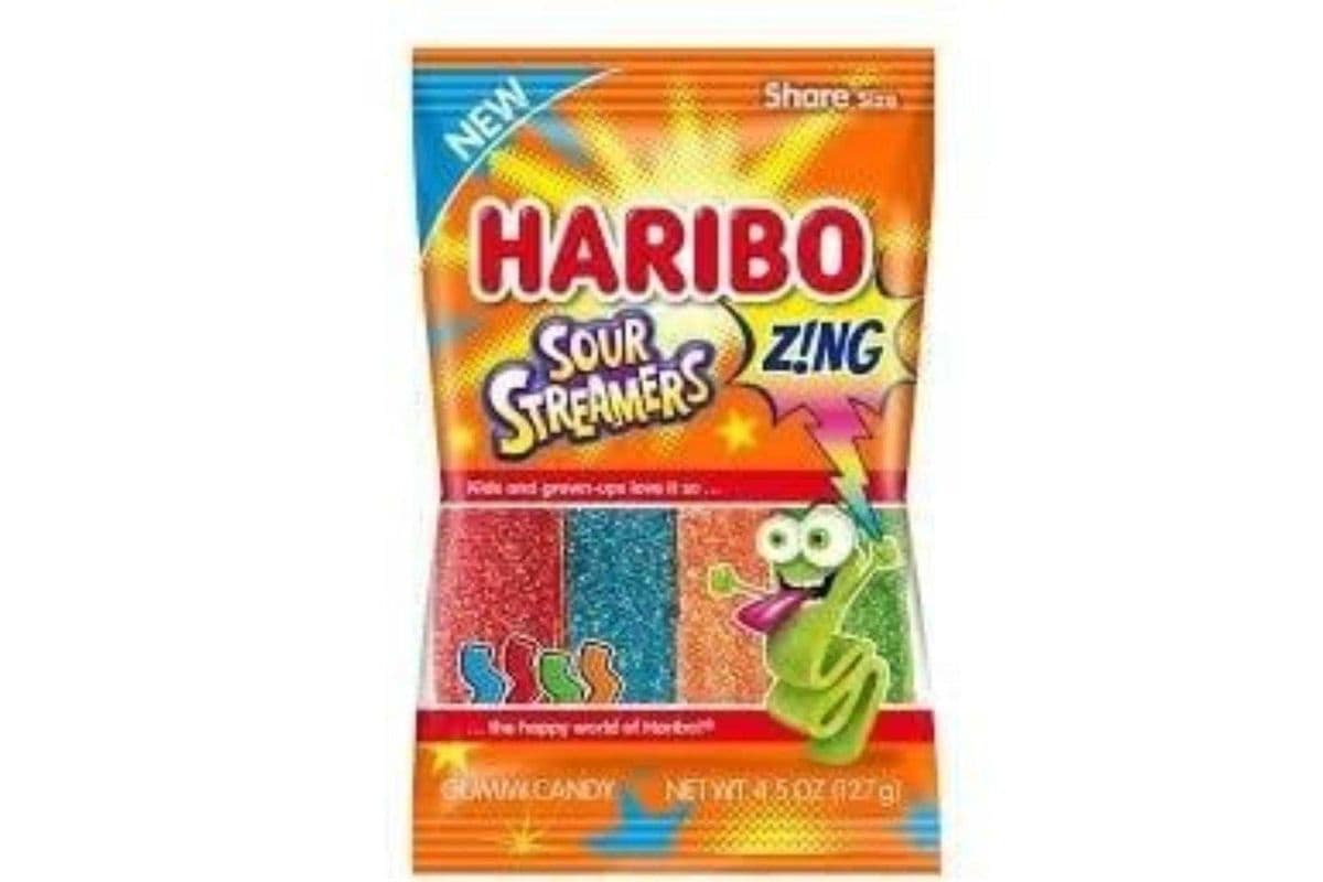 Haribo Sour Streamers 4.5oz (127g)
