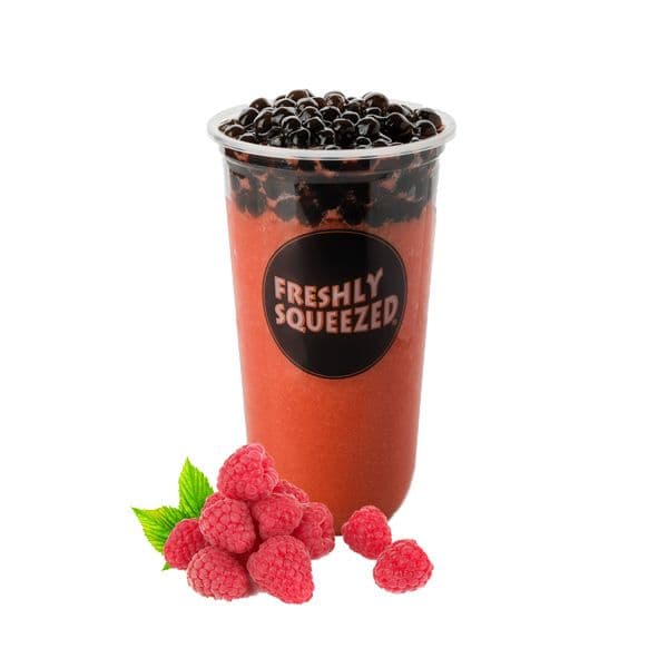 Raspberry Lemonade with Tapioca