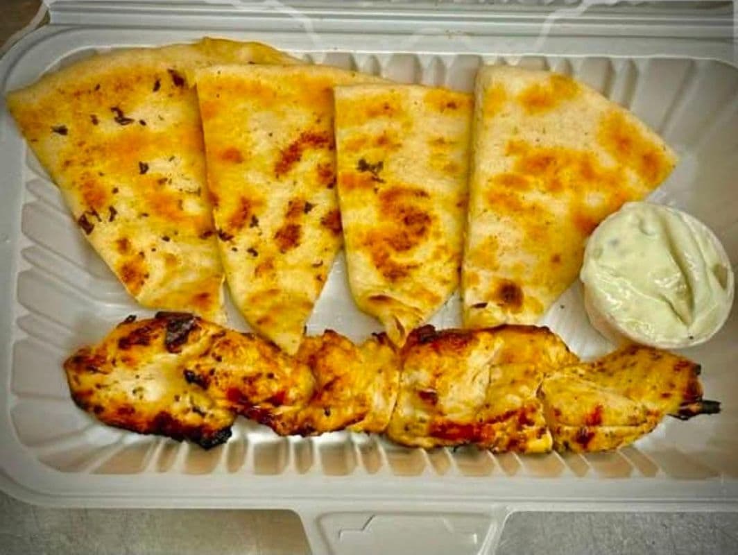 Two Pieces Chicken Souvlaki Stick