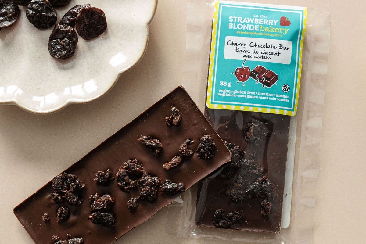 Dried Cherry Chocolate Bar