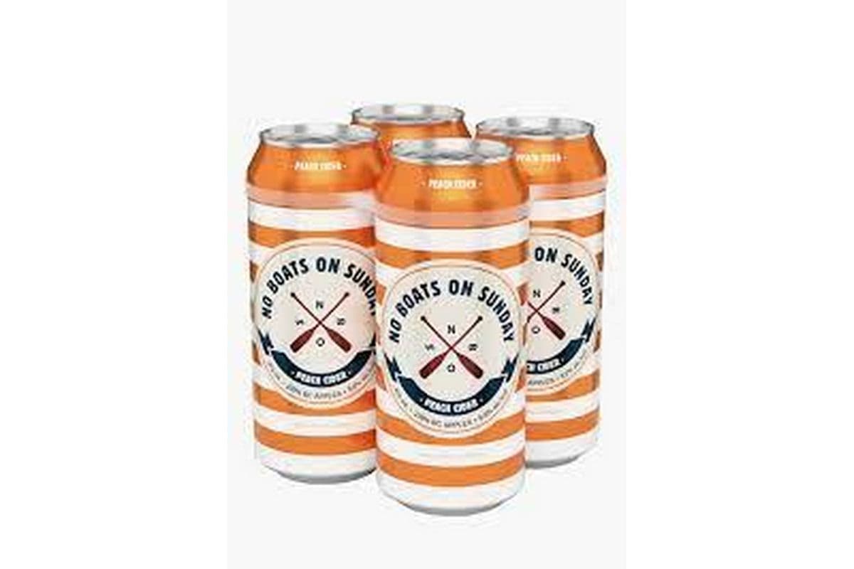 NO BOATS ON SUNDAY PEACH 4PK 473ML (4PK)