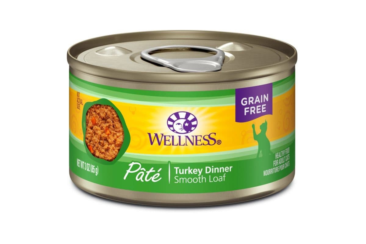 Wellness Complete Health Pate Turkey Formula Grain-Free Wet Cat Food Cans (3 oz)