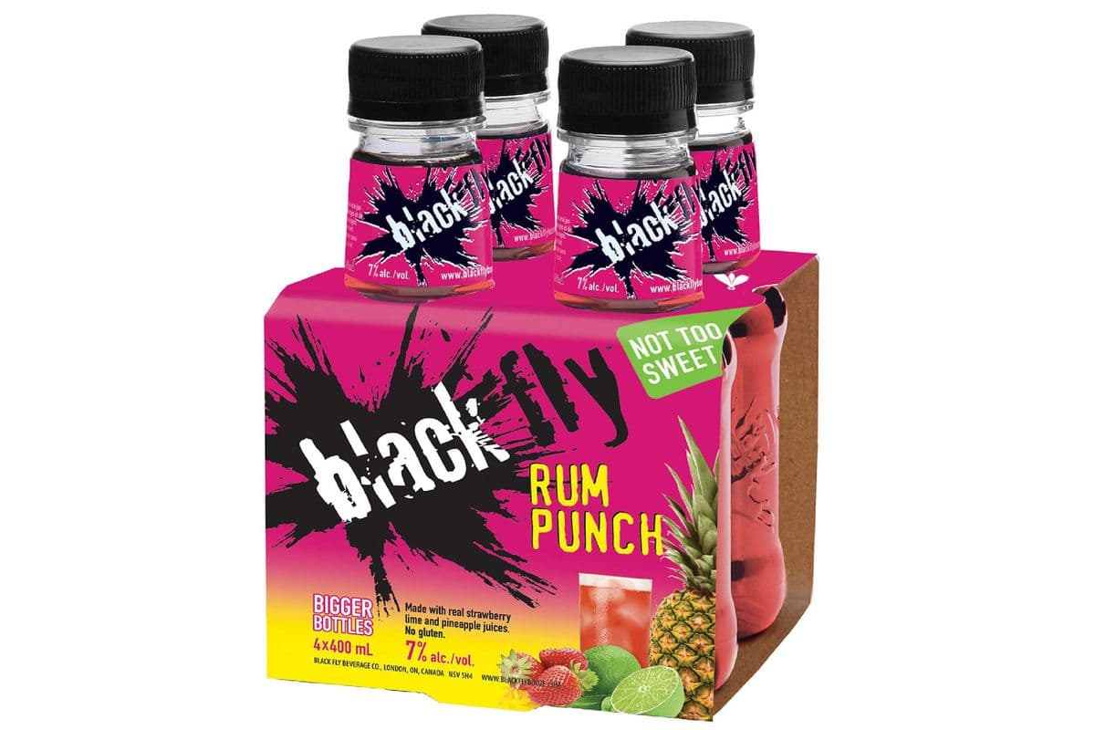 Black Fly Rum Punch (4 x 400 ml Bottles)