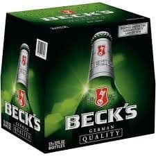 BECKS 12 PACK BOTTLE (12 x 330ml)