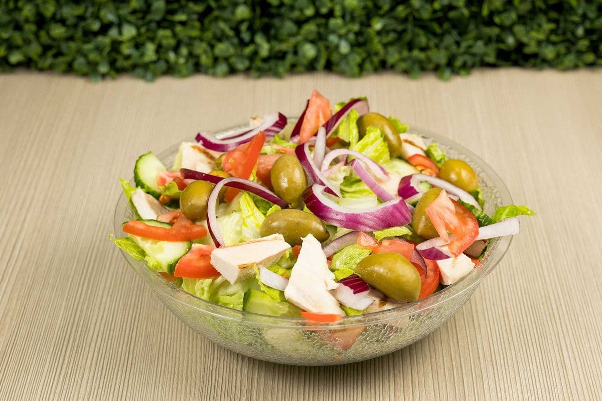 Mediterranean Grilled Chicken Salad (Halal)
