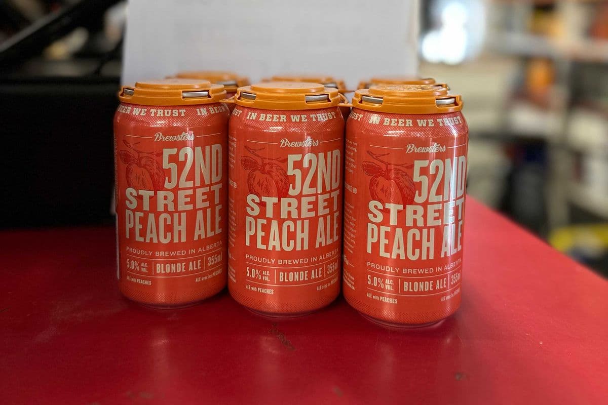 BREWSTERS 52ND STREET PEACH ALE (1 x 6 PK)