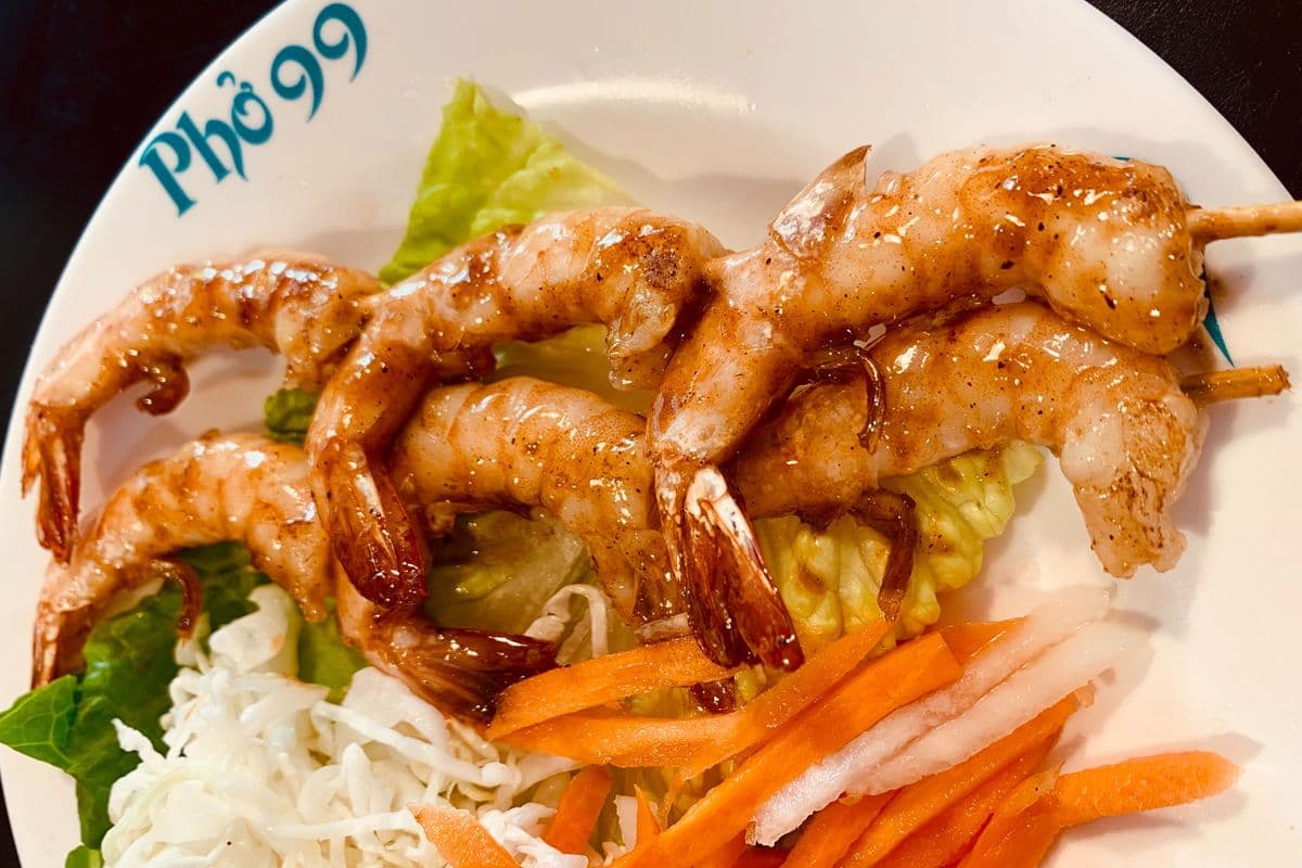 Grilled Prawn Skewers- 2 Skewers