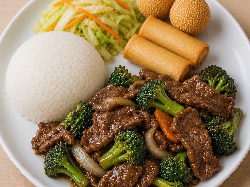 Broccoli Beef Combo