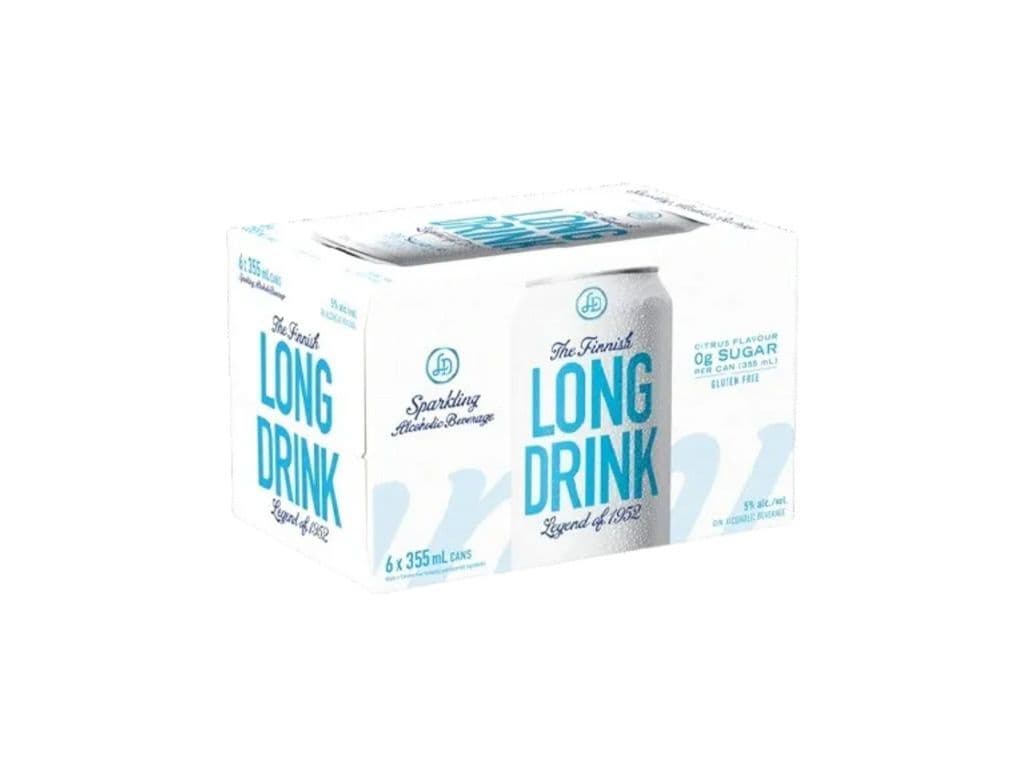 The Finnish Long Drink Zero Sugar- (6x355ml)