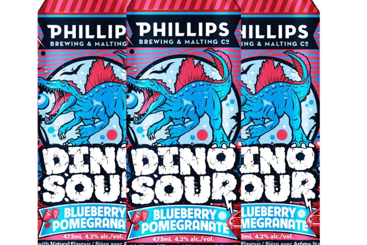 Phillips Dinosaur Blueberry Pomegranate (4 x 473 ml)