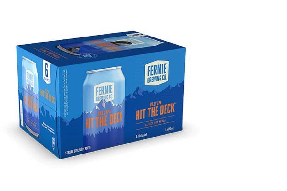 Fernie Brewing Hazy IPA 6PK Cans, (6.4% ABV) (6 x 355mL Cans)
