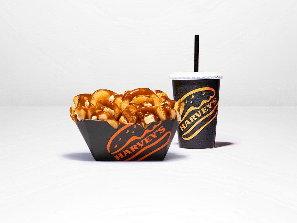 Large Frings Poutine with 20oz Soft Drink