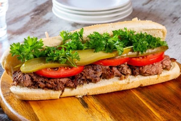 Veal Tongue Sandwich