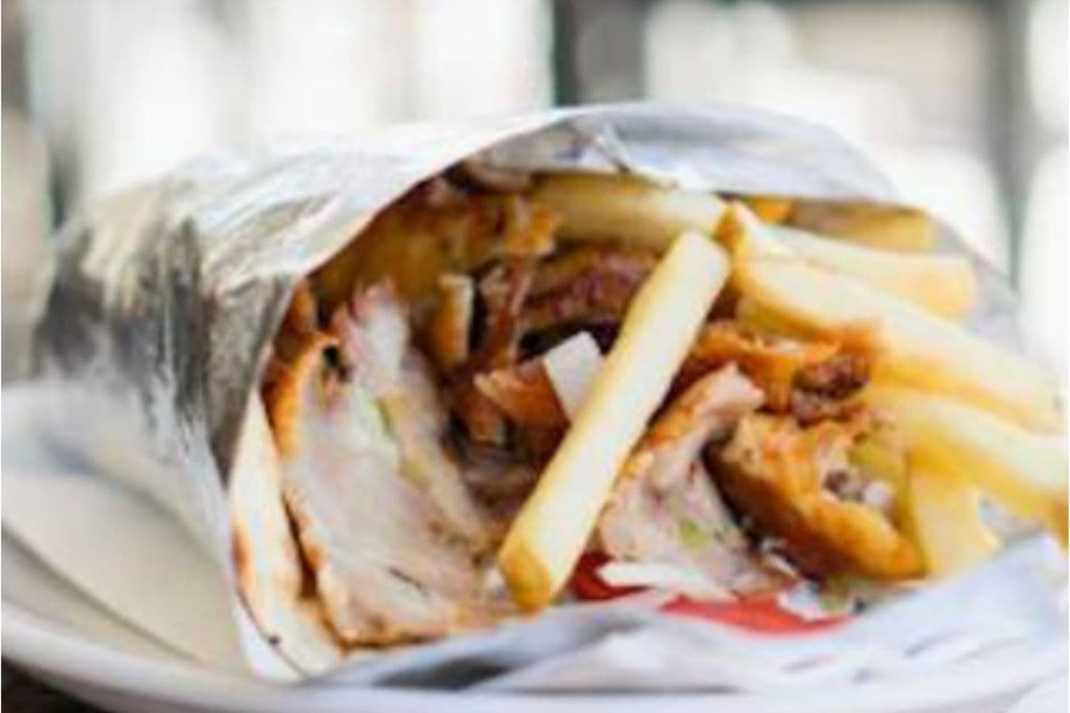 Pork Souvlaki Wrap