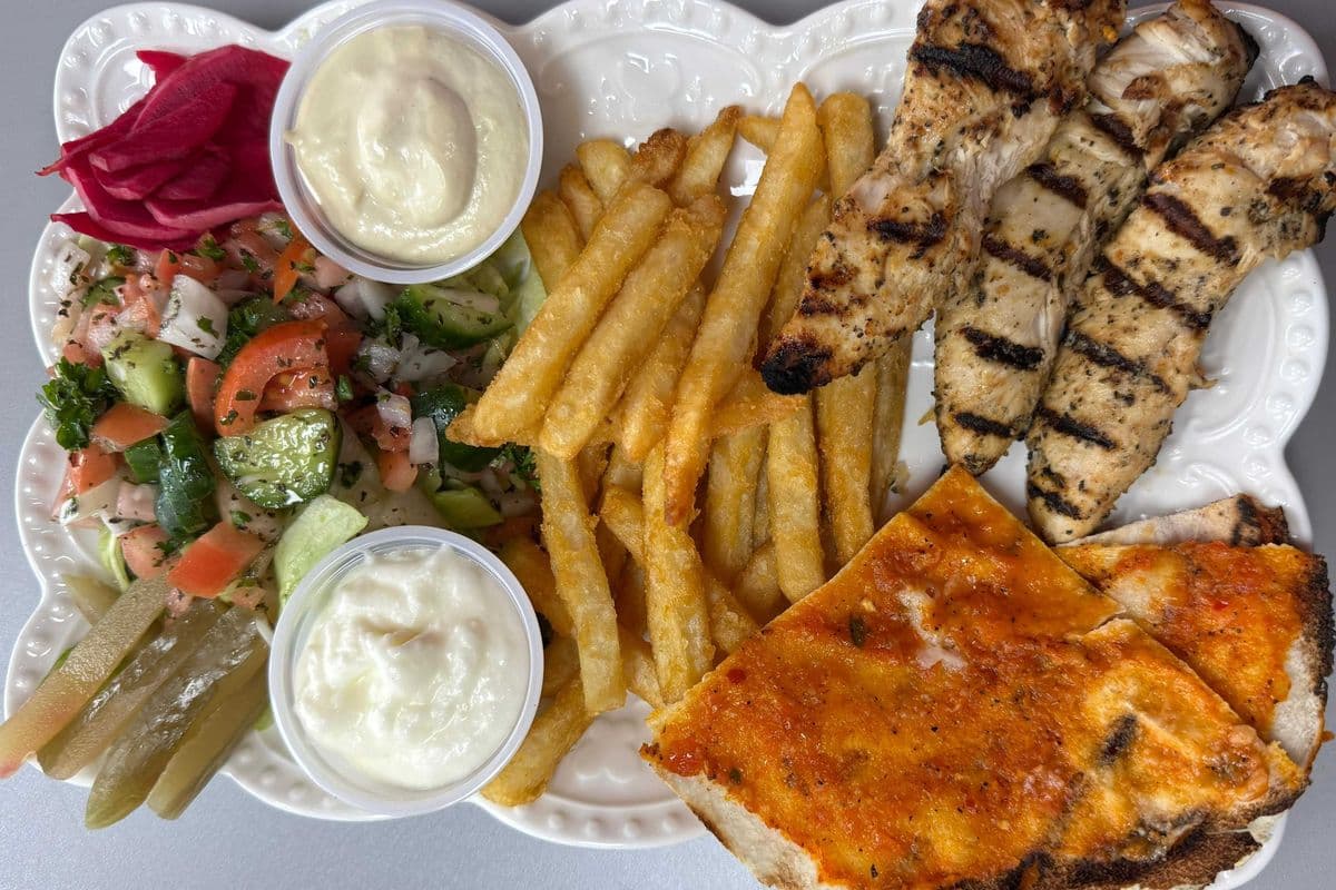 Grilled Chicken Plate with Fries