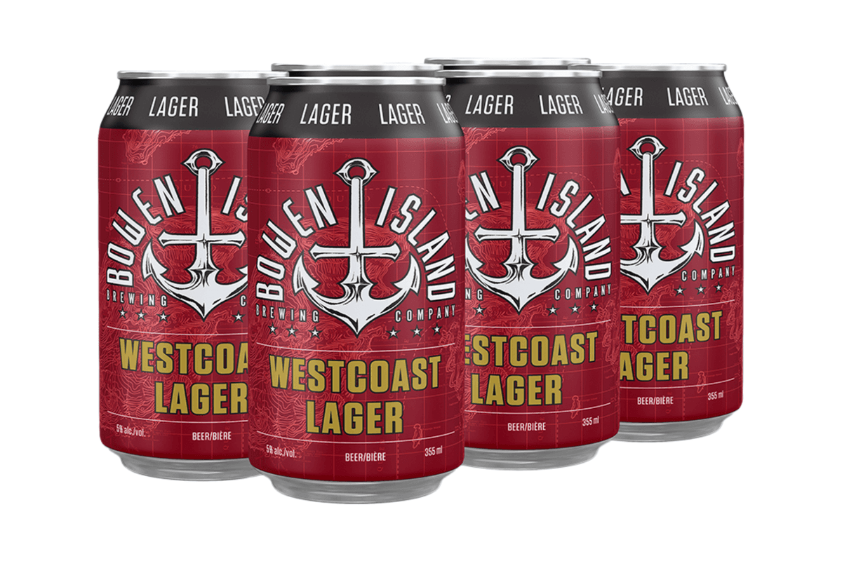 Bowen Island Brewing - West Coast Lager (6 x 355ml)