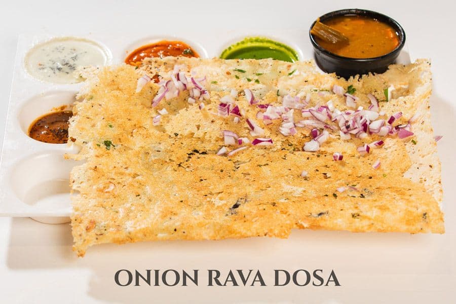 Onion Rava Dosa