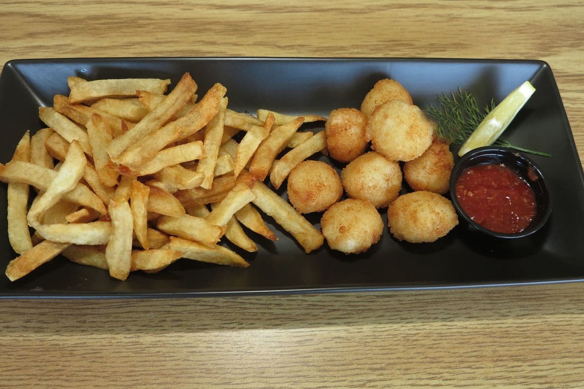 Scallops and Chips
