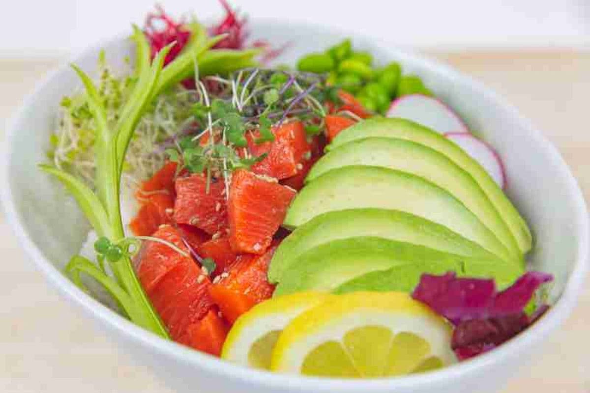Spicy Salmon Green Sashimi