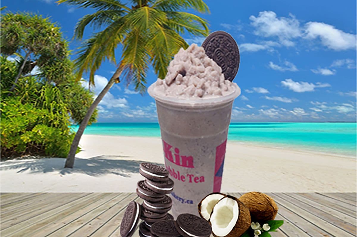 Coconut and Oreo Cookie Milkshake