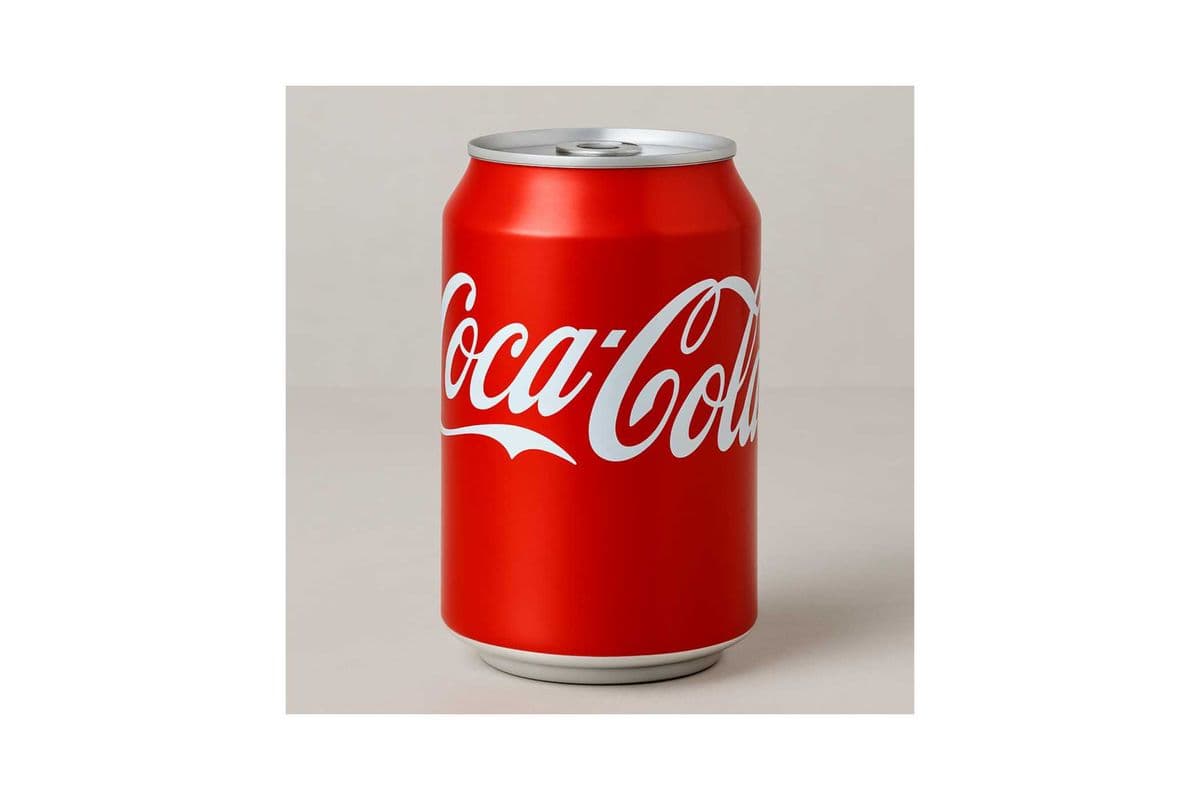 Canned Coca-Cola