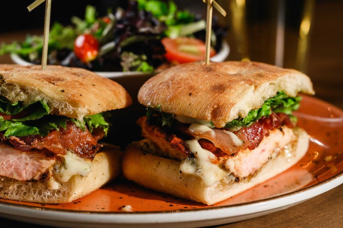 Cajun Chicken Club Sandwich