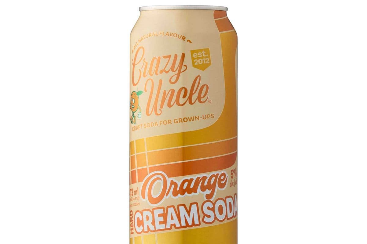 Crazy Uncle Hard Orange Cream Soda (1 x 473 ml)