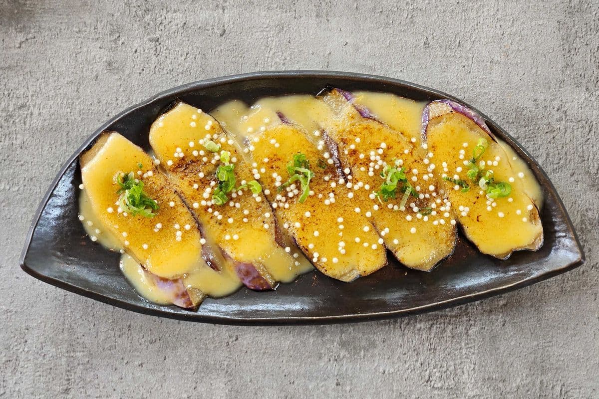 Nasu Dengaku - miso glazed eggplant