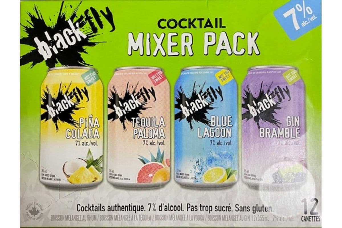 Black Fly Cocktail Green Mixer (12 x 355ml can)