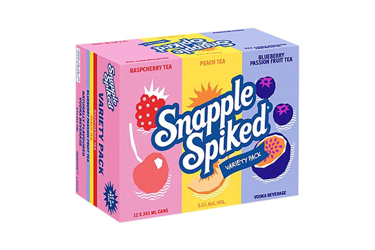 Snapple Spiked Variety Pack- 12 Pack (12 x 341mL cans)
